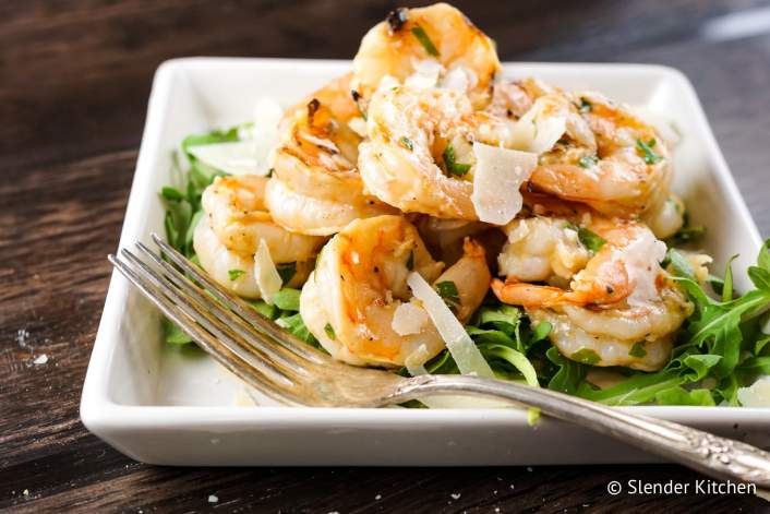 Garlic Parmesan Shrimp are ready in under 15 minutes and full of flavor.