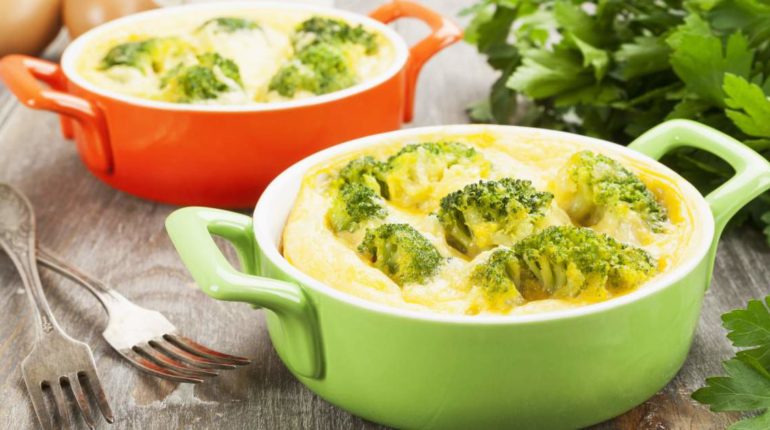 Microwave Broccoli Cheddar Omelet - Slender Kitche...