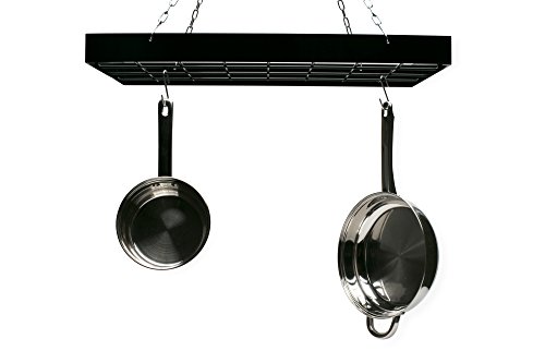 Fox Run 7801 Rectangle Pot Rack with Chains and Ho...