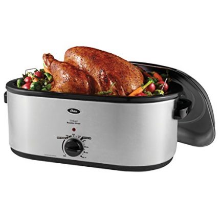 Oster CKSTRS23-SB-D 22-Quart Roaster Oven with Sel...