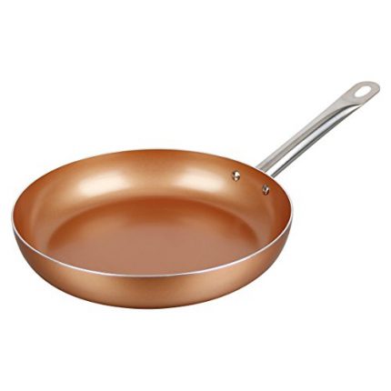Skillet Frying Pan Copper Ceramic Nonstick 9.5 Inc...