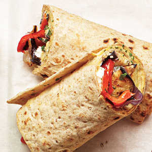 How to Make Grilled Veggie and Hummus Wraps