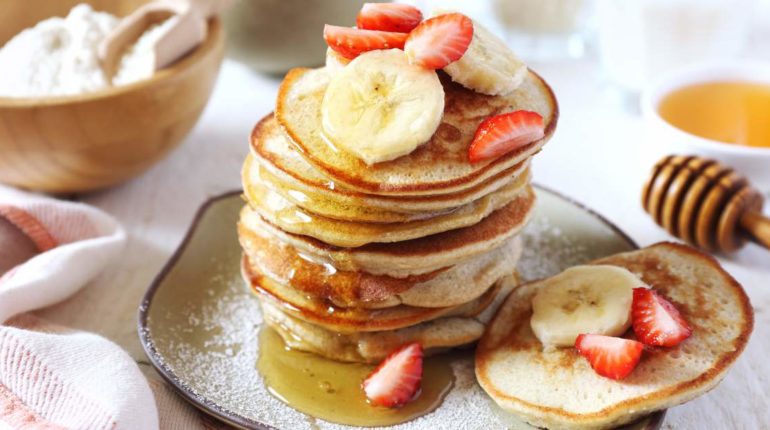 Three Ingredient Banana and Egg Pancakes