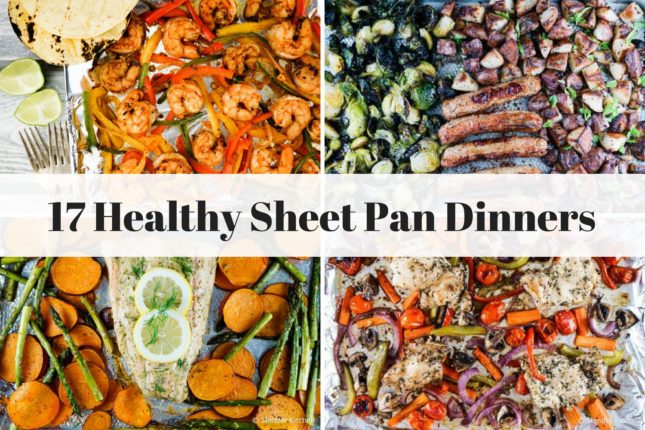 Seventeen Healthy Sheet Pan Dinners