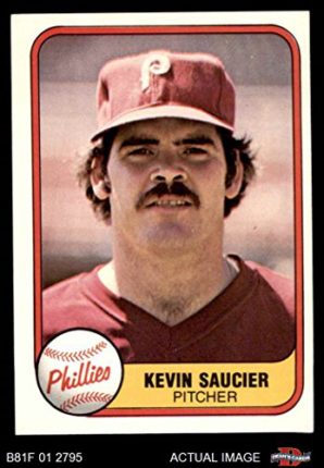 1981 Fleer # 24 BCK Kevin Saucier Philadelphia Phi...