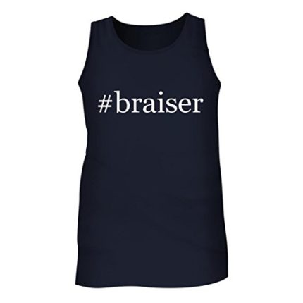 #braiser - Men's Hashtag Adult Tank Top, Navy, X-L...