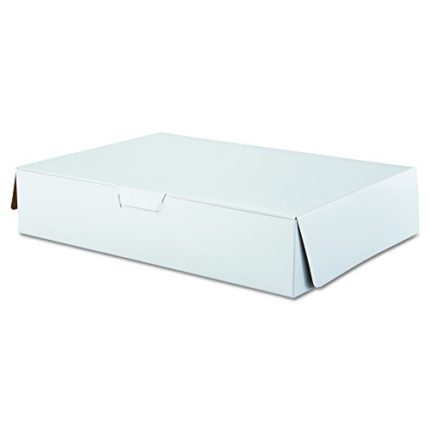 SCT 1029 Tuck-Top Bakery Boxes, 19w x 14d x 4h, Wh...
