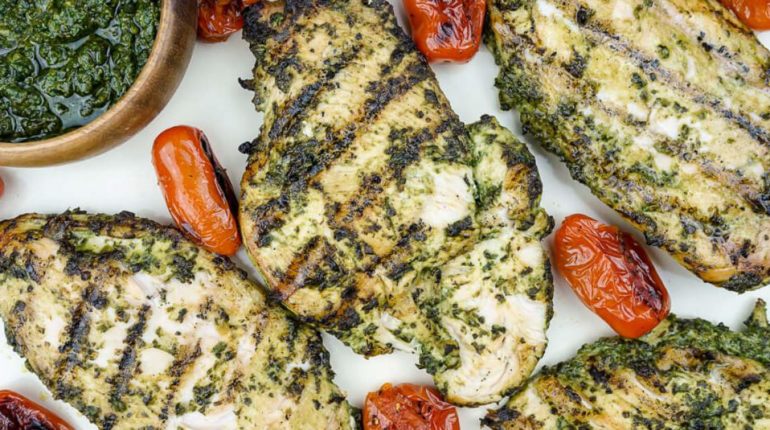 Pesto Chicken - Grilled or Baked